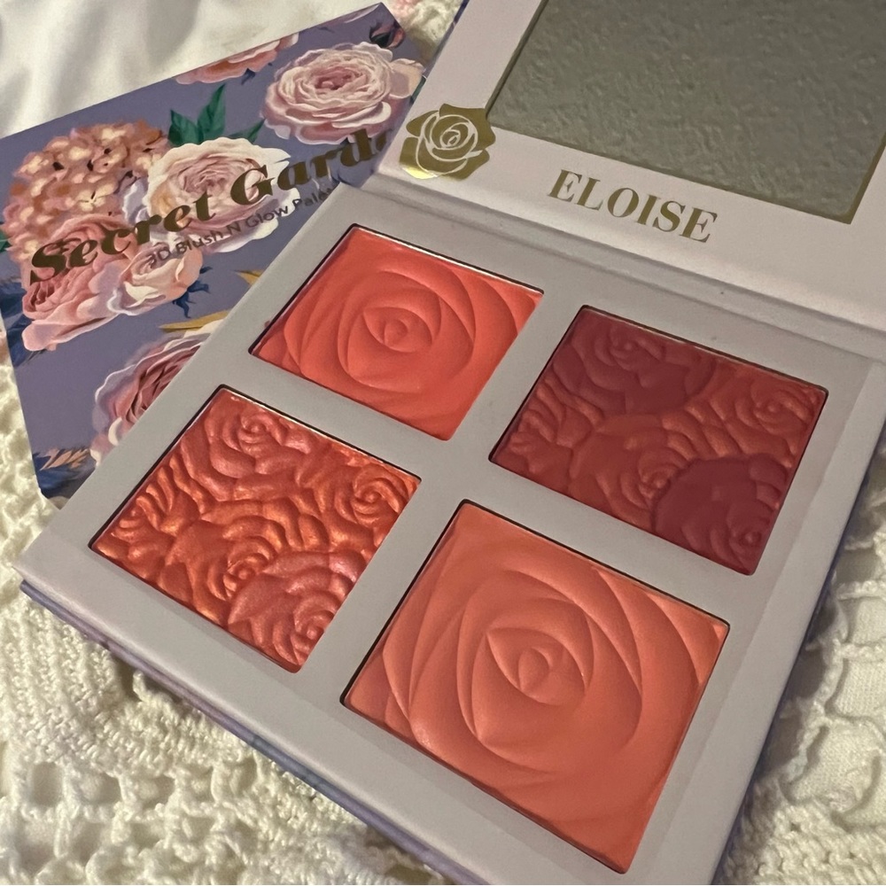 Eloise Beauty Secret Garden 3D Blush N Glow Palette
